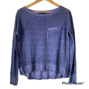 J.crew Crewneck sweater in faded linen